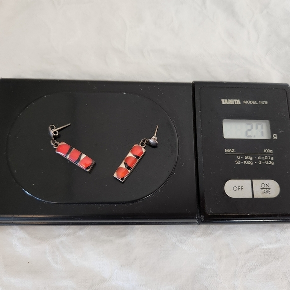 Silver Peruvian Seed Earrings - Picture 6 of 7